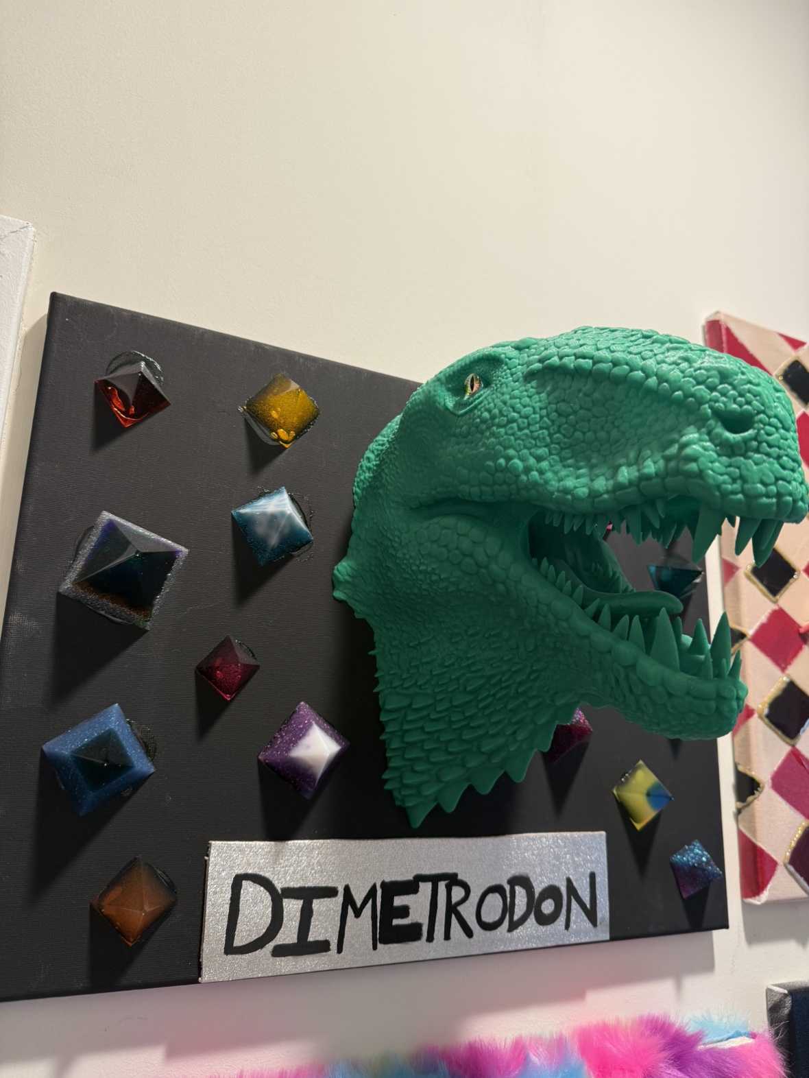 3D printed Dimetrodon Wall Decor