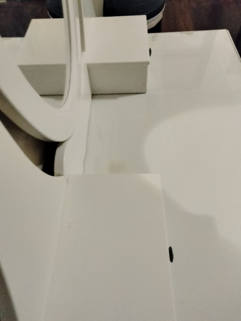 White Vanity Table with Mirror