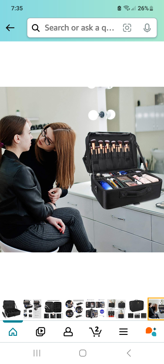 Relavel Makeup Train Case