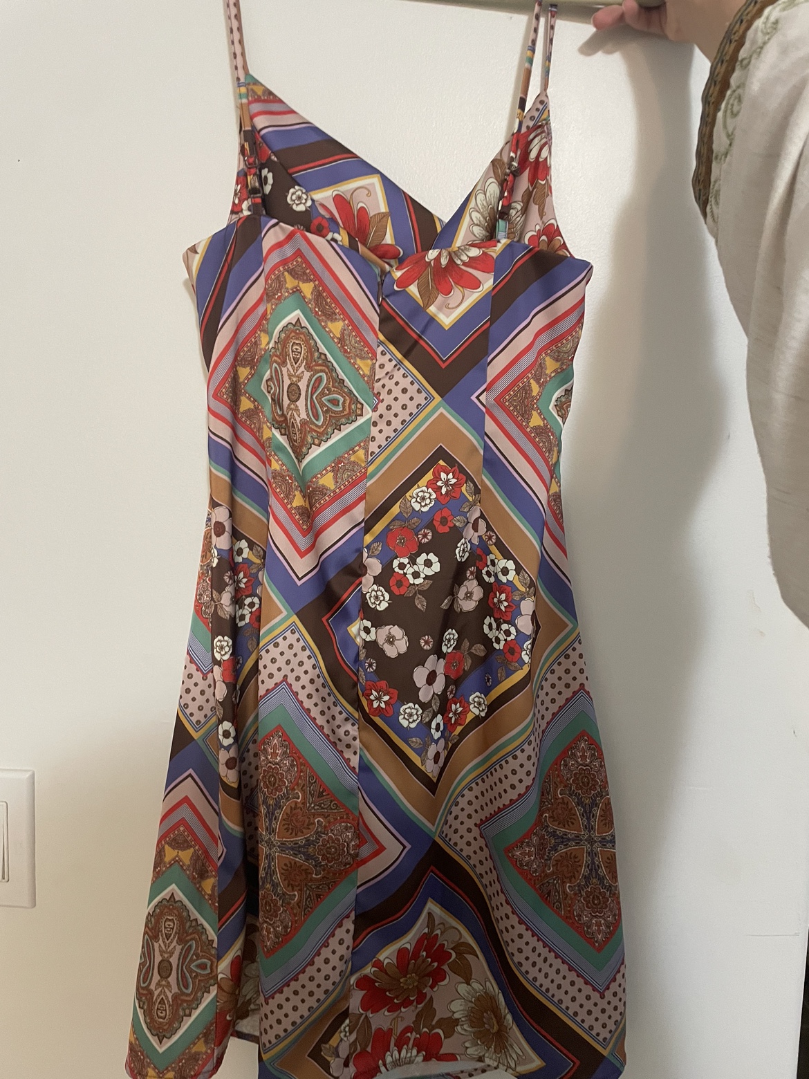 Paisley Print Slip Dress - photo 2