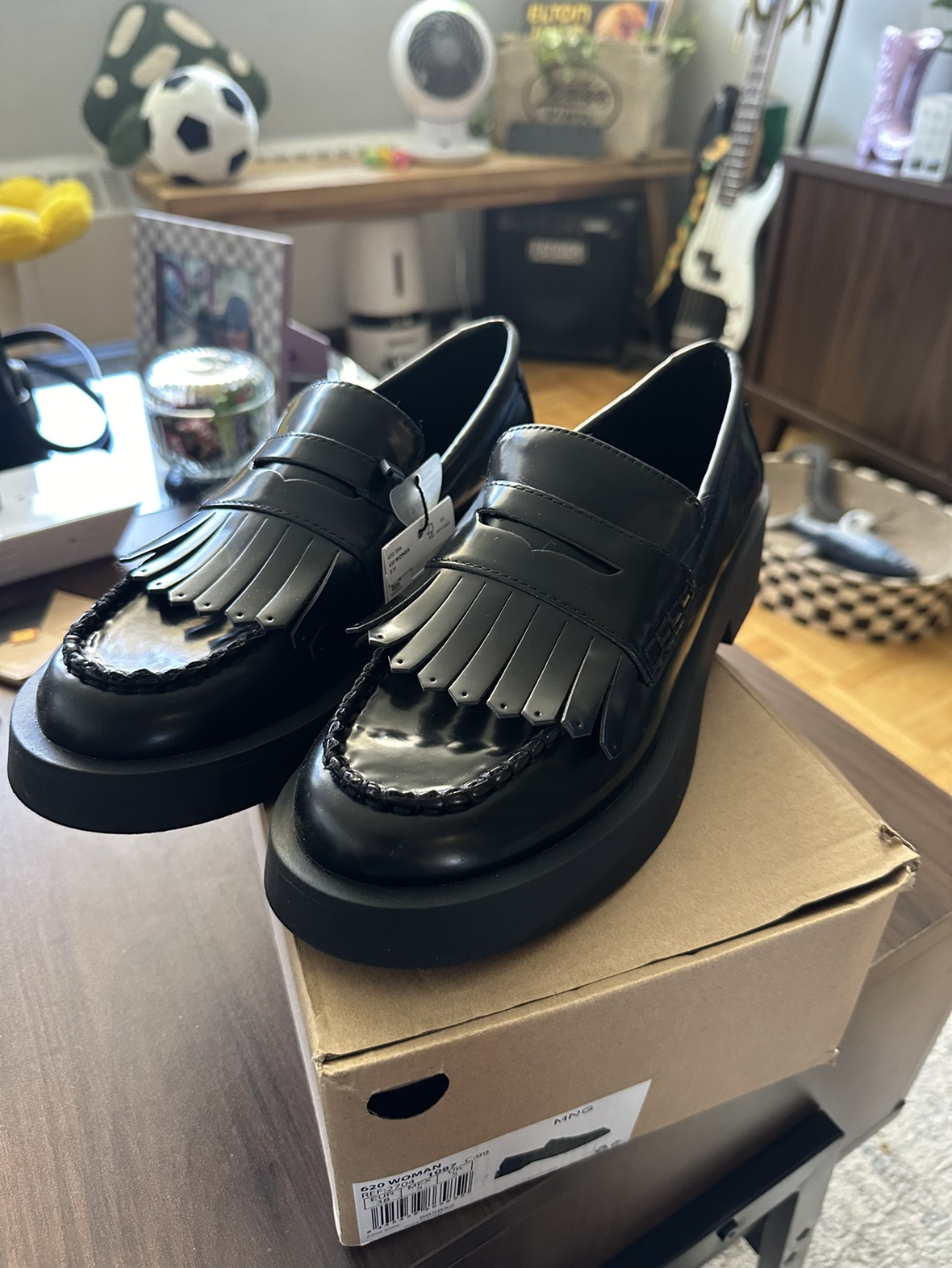 Brand New Black Loafers