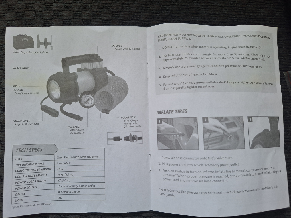 Slime Car air compressor - photo 4