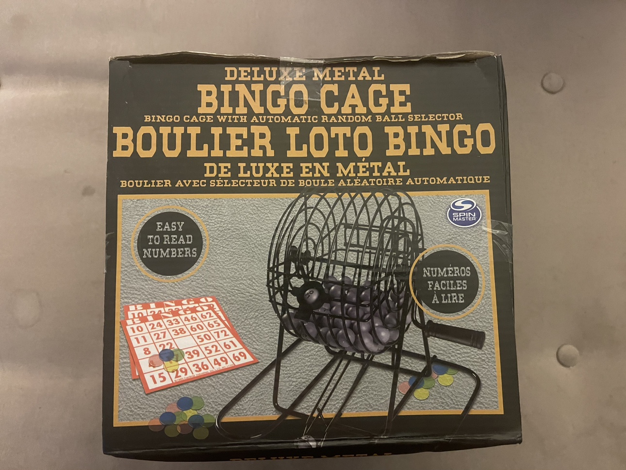 Deluxe Metal Bingo Cage w/  Additional Pieces