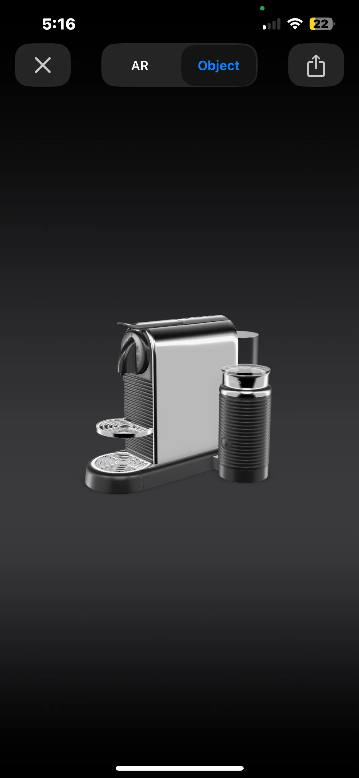 Nespresso Pixie Espresso Machine & Nespresso Milk Frother image indicator(2)