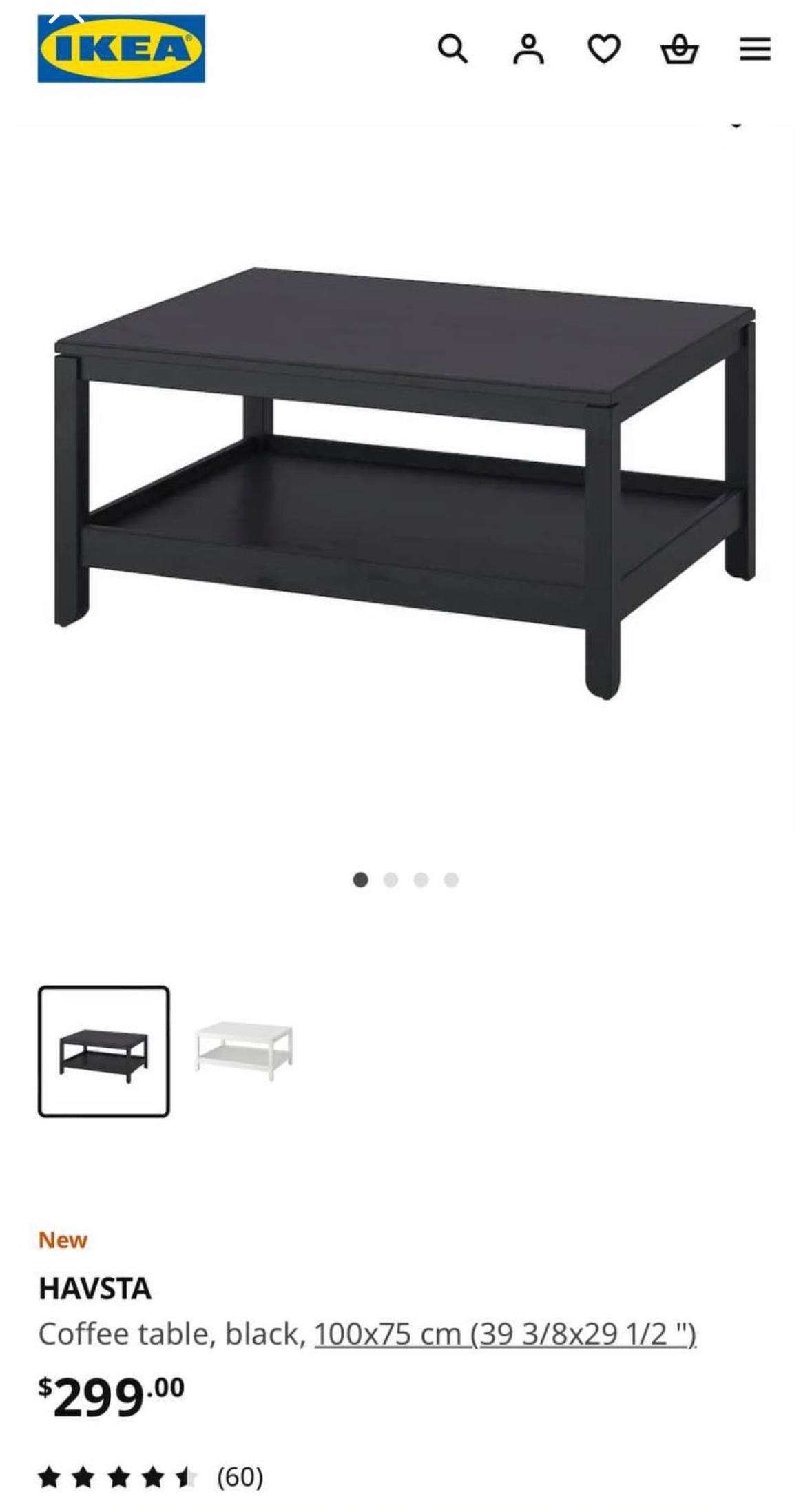 IKEA HAVSTA Coffee Table
