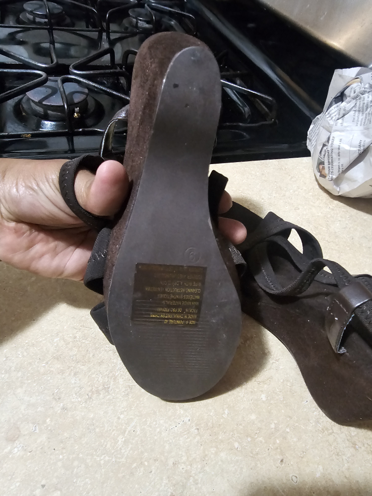 Brown Wedge Sandals - photo 3