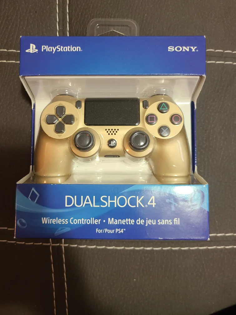 BRAND NEW Play station Dualshock 4 wireless controller Gold thumbnail