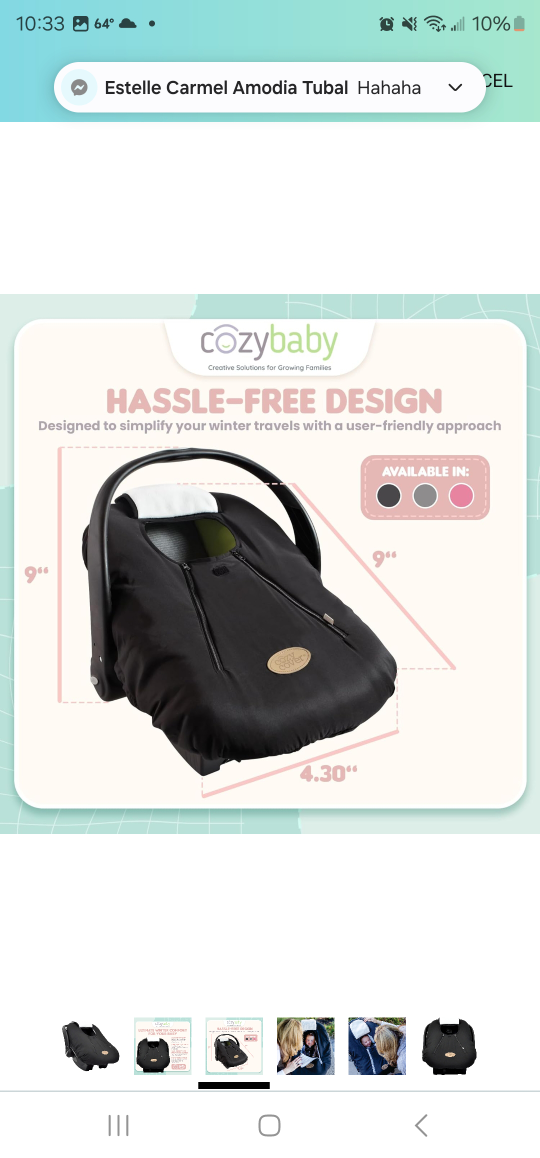 car seat cover for winter - photo 2