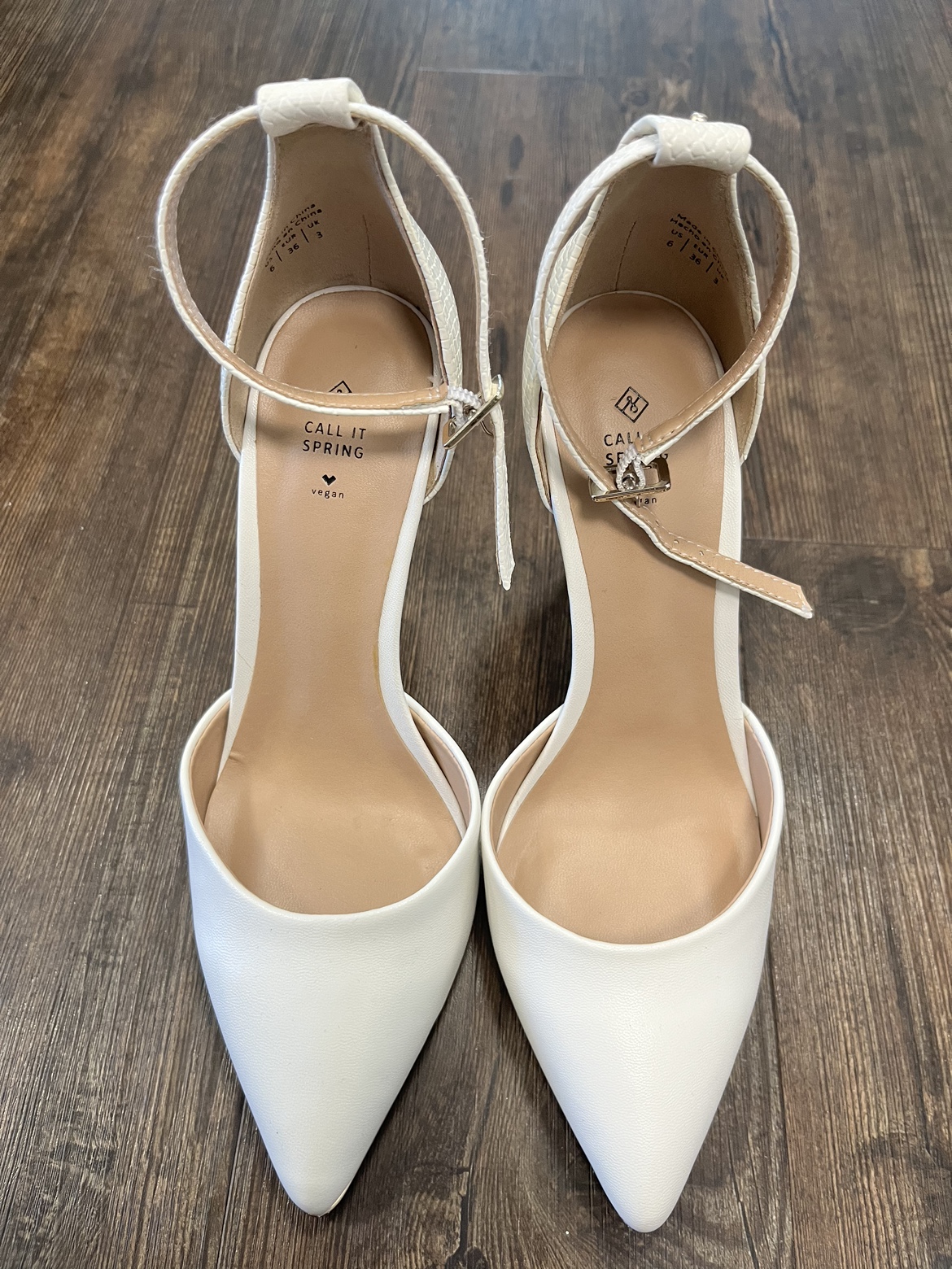 Call It Spring White Heels