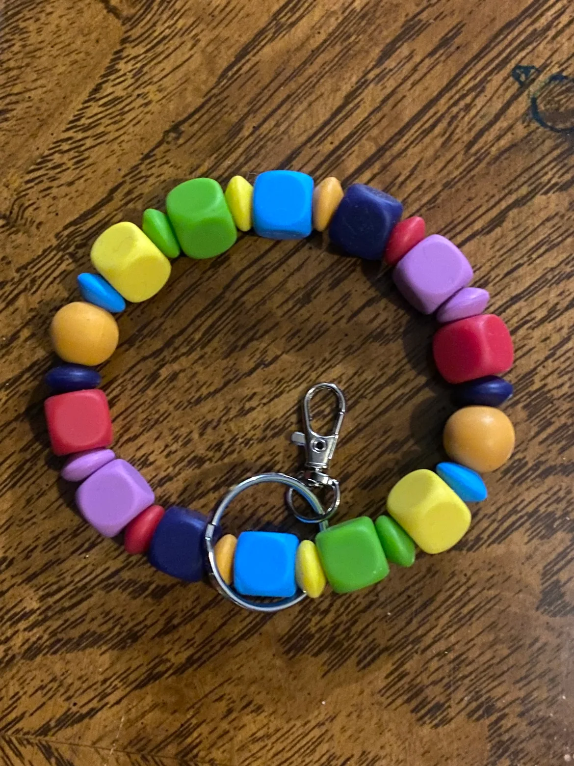 Silicone Bead Key Chain image indicator(5)