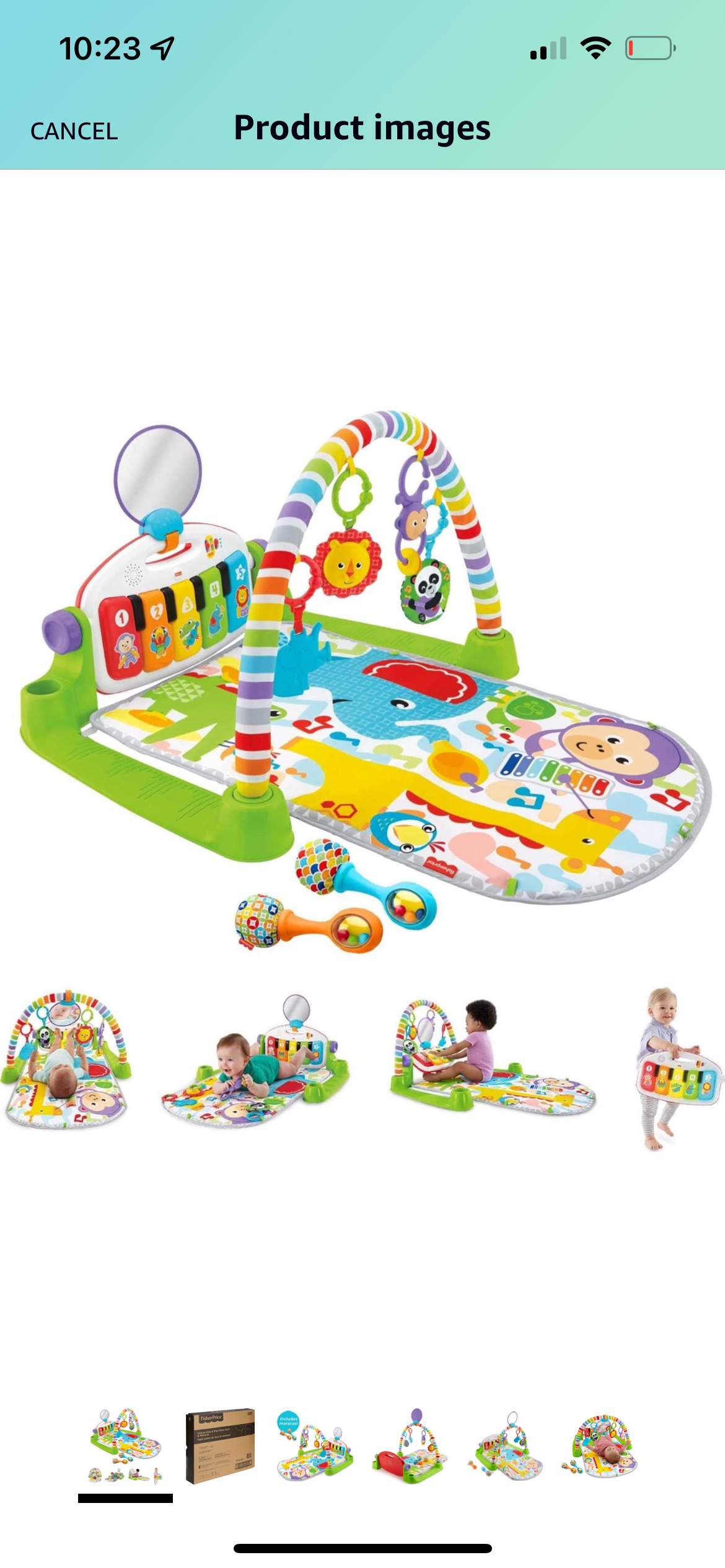Fisher Price Kick and Play Piano Gym - photo 2