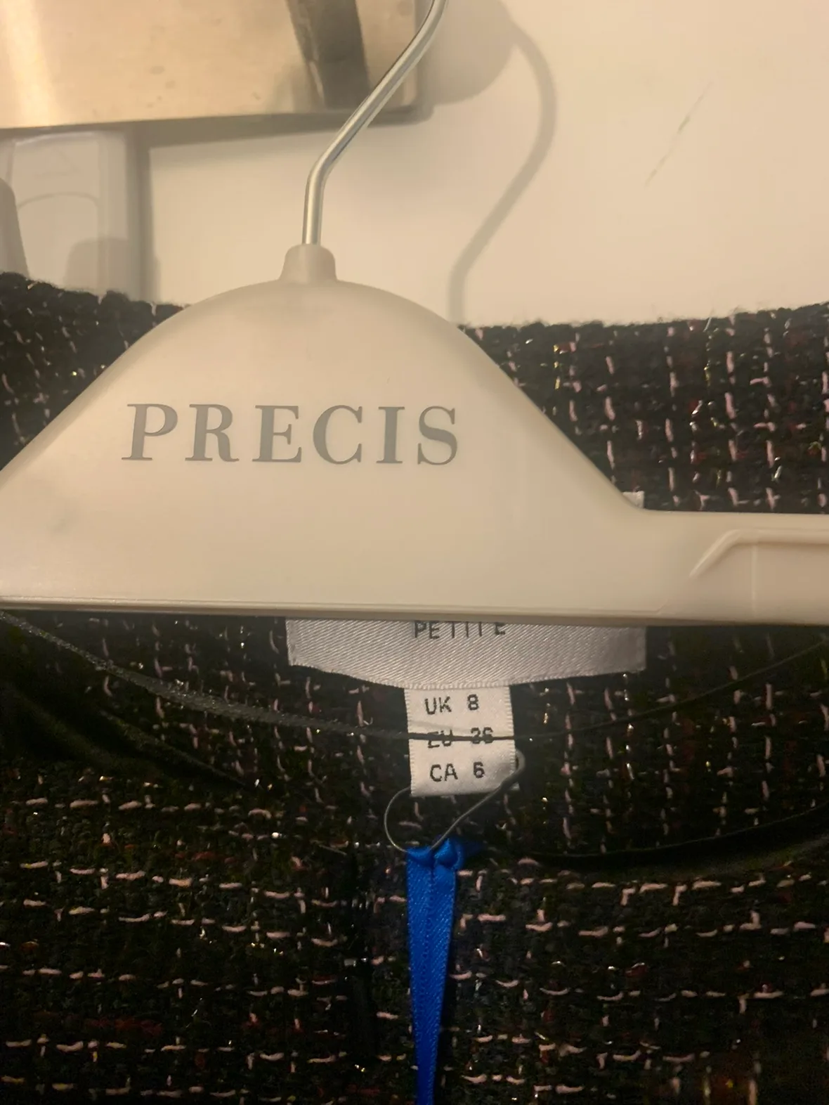 Precis Petite Tweed Boucle Jacket and Skirt Size 6 image indicator(3)