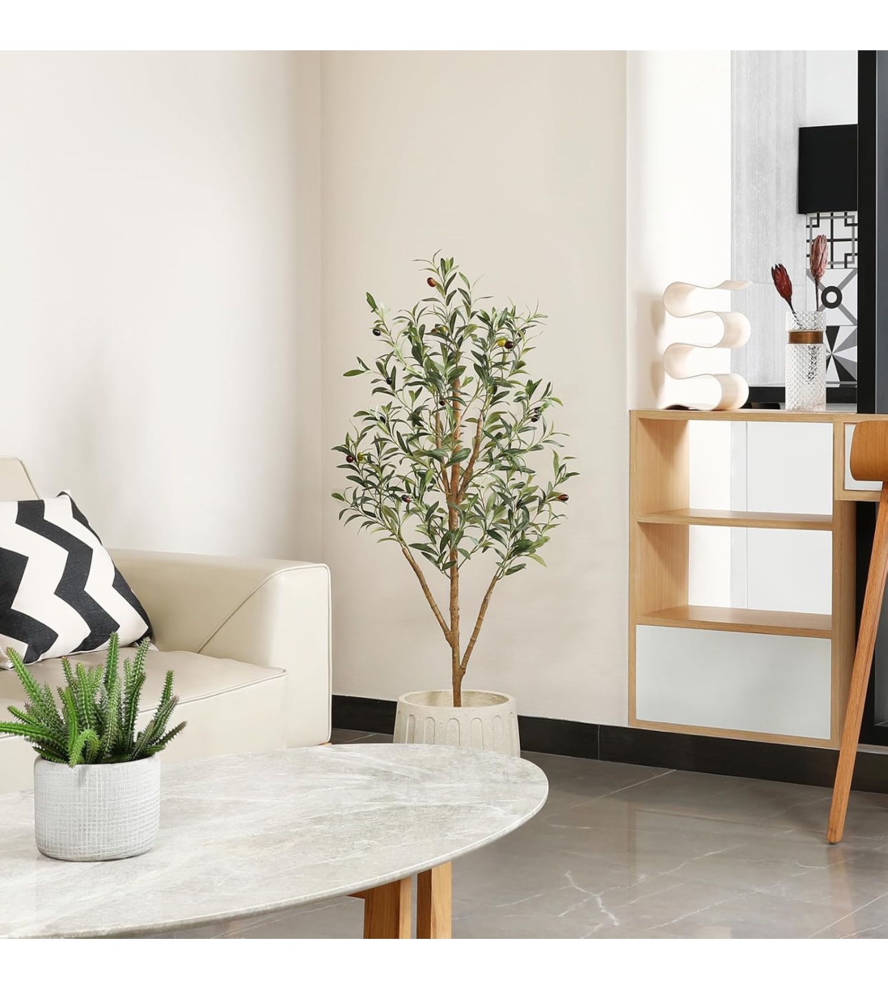 Artificial Olive Tree 4ft - photo 5