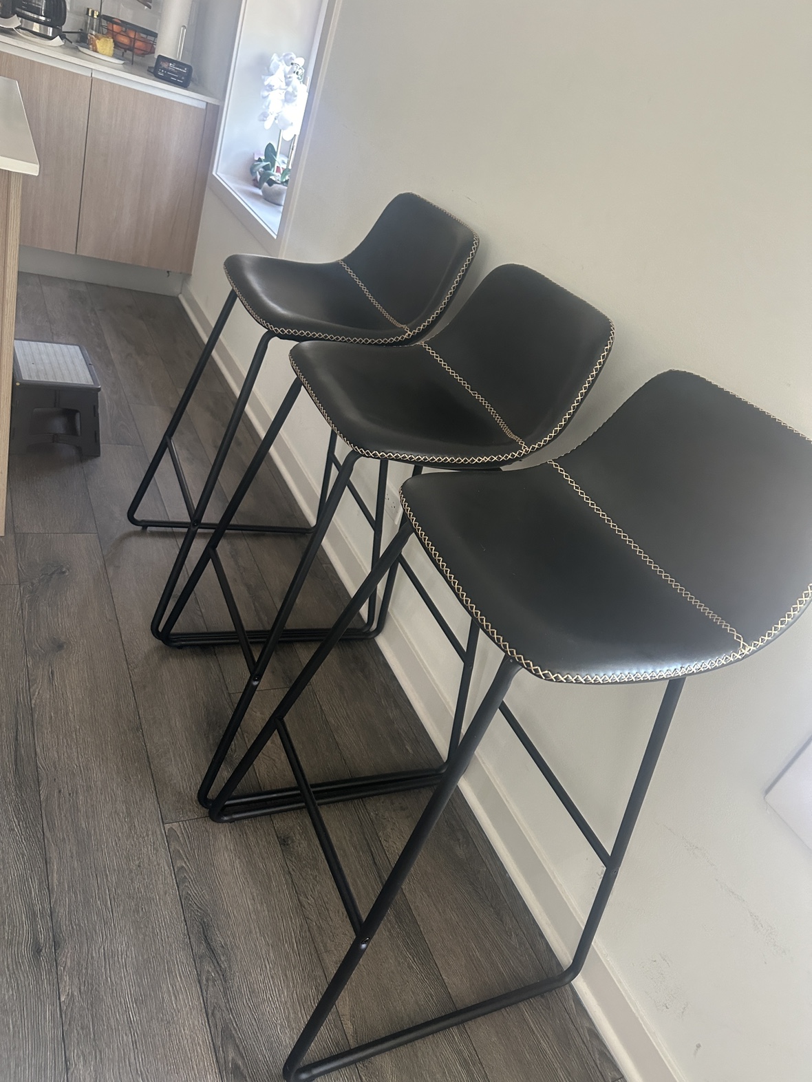Black Counter Height Bar Stools - photo 2