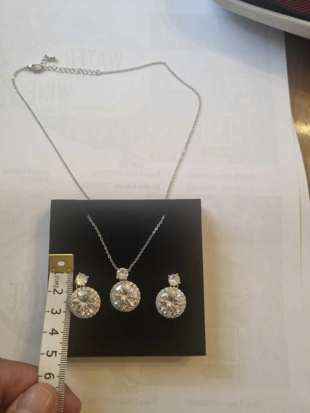 14 Karat  Necklace and Dangle Earrings Set - photo 4