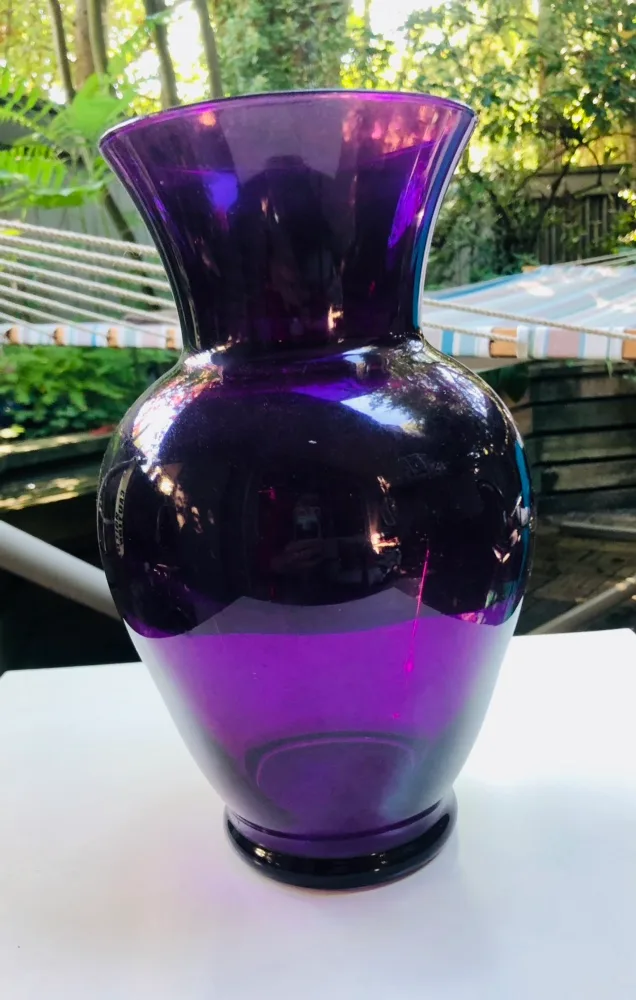 Purple Glass Vase 🧡 image indicator(2)