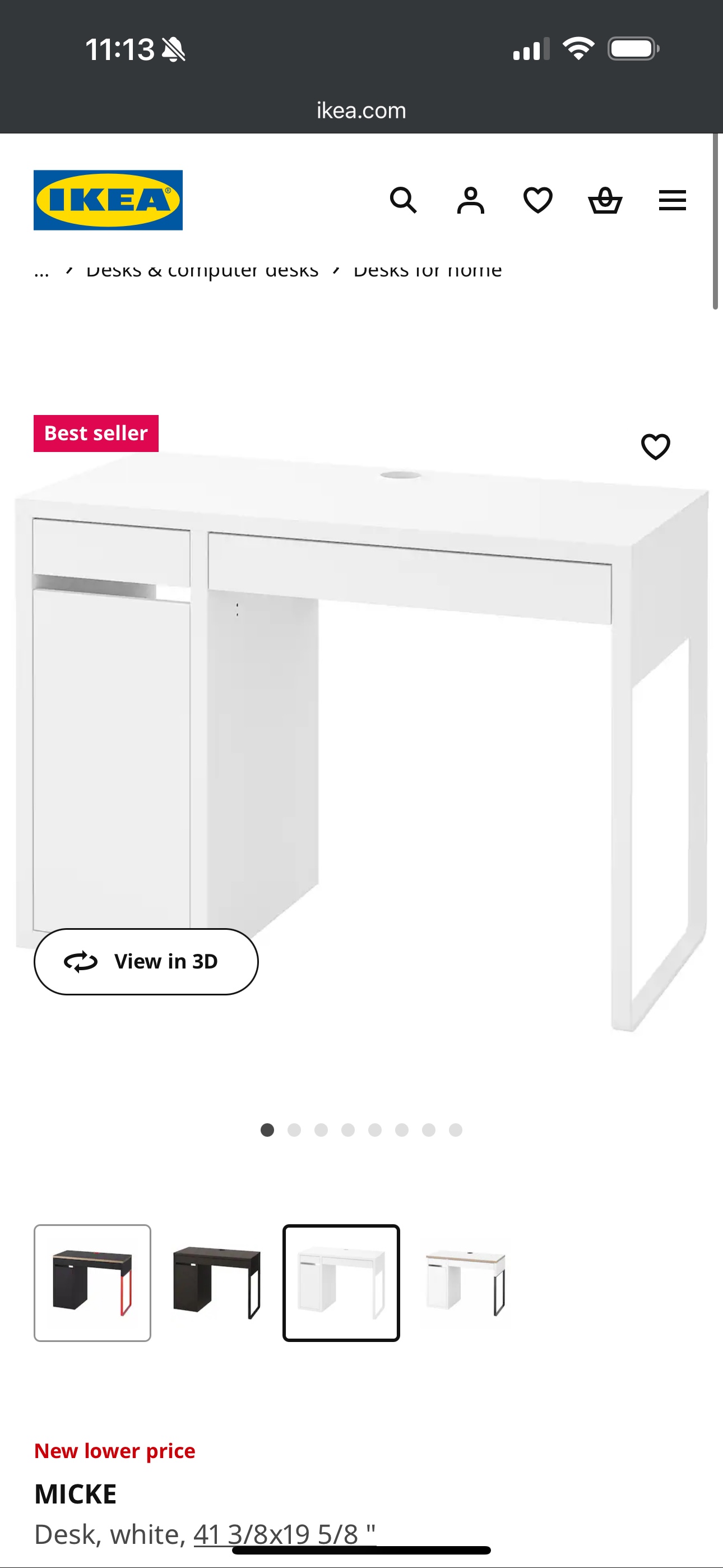 IKEA MICKE Desk - photo 2
