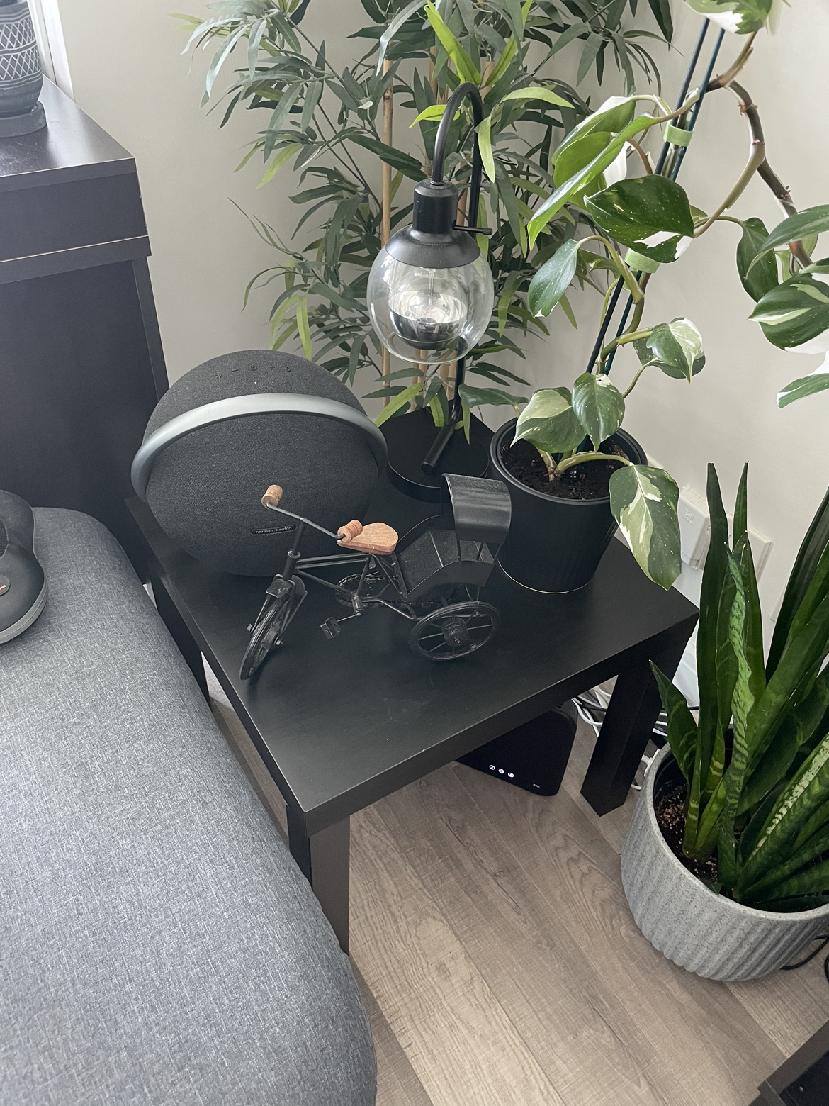 Black Ikea End Table