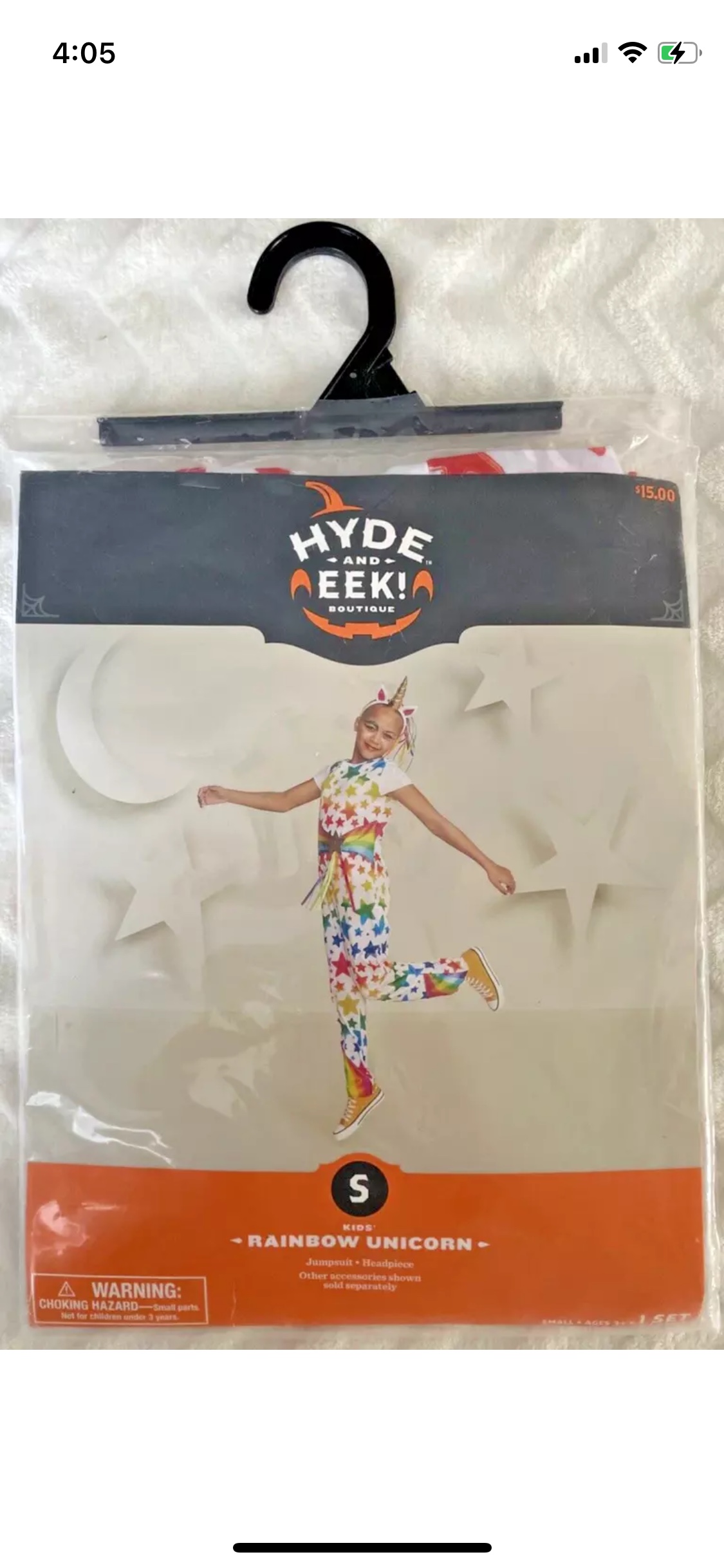 Rainbow Unicorn Kids Costume