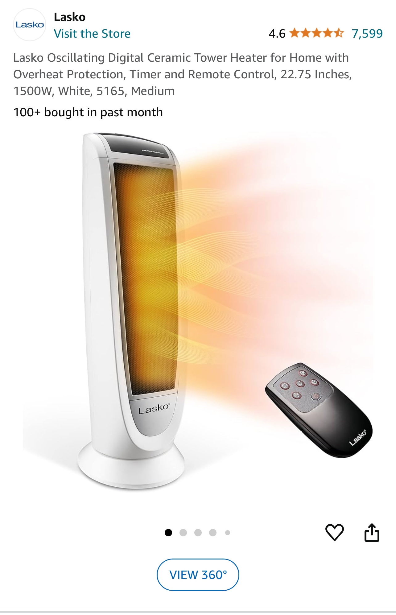 2 Lasko Ceramic Tower Heaters