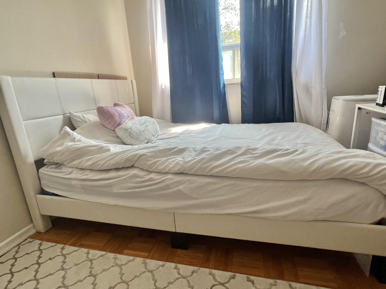White Bed Frame & BNEW Foam - photo 2