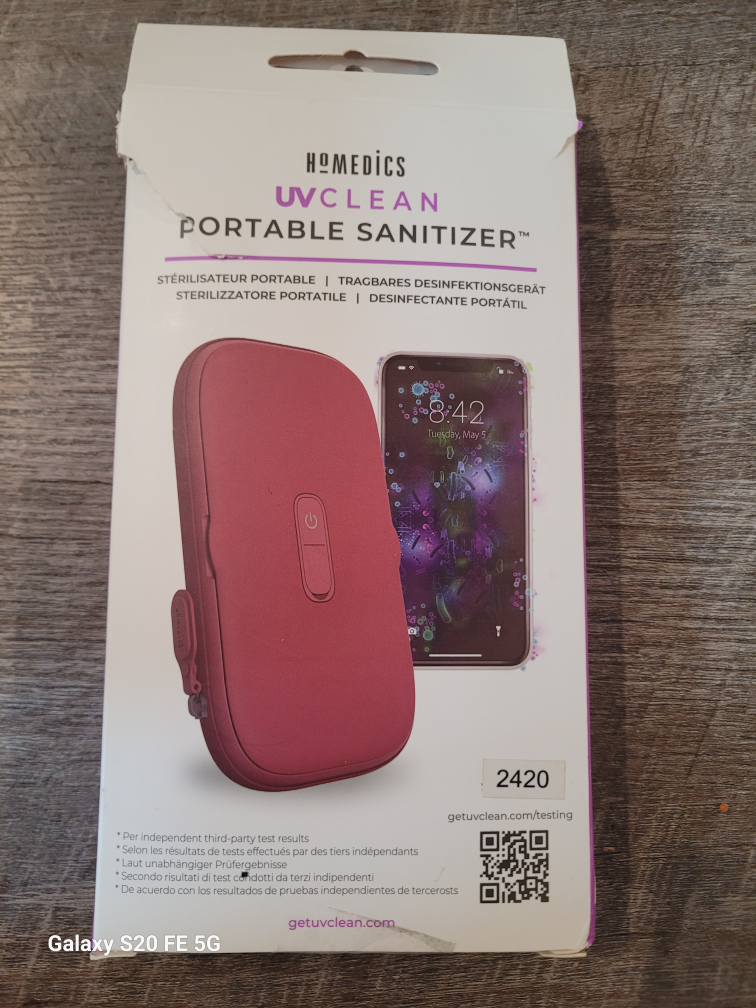 HoMedics UVClean Portable Sanitizer - photo 2