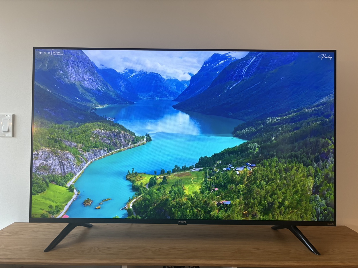 TV Philips 55” 4K Smart UltraHD Roku