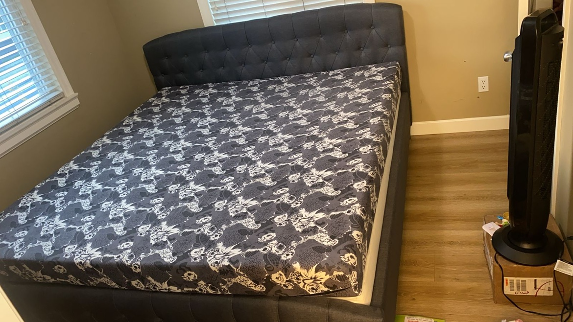 King size Upholstered Bed Frame