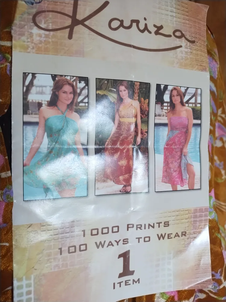 Kariza Silk wrap-around skirt image indicator(2)