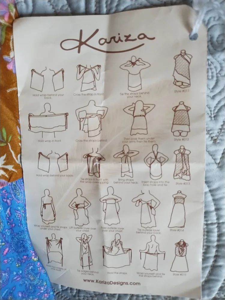 Kariza Silk wrap-around skirt image indicator(6)