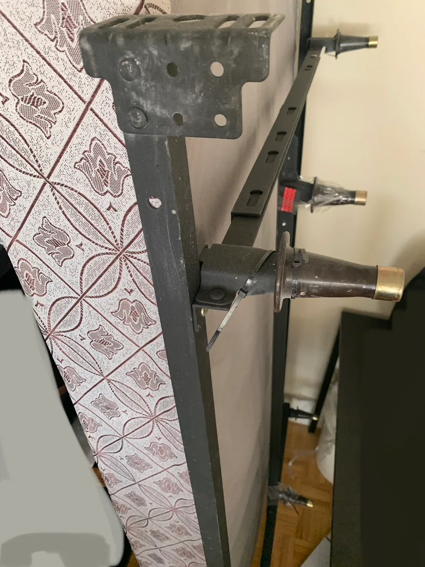 Twin Mattress + bed base + metal frame image indicator(6)