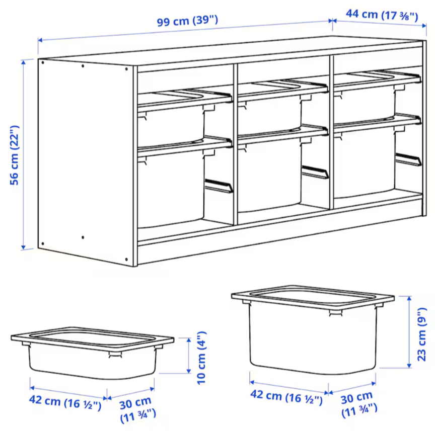 IKEA TROFAST Storage Unit - photo 3