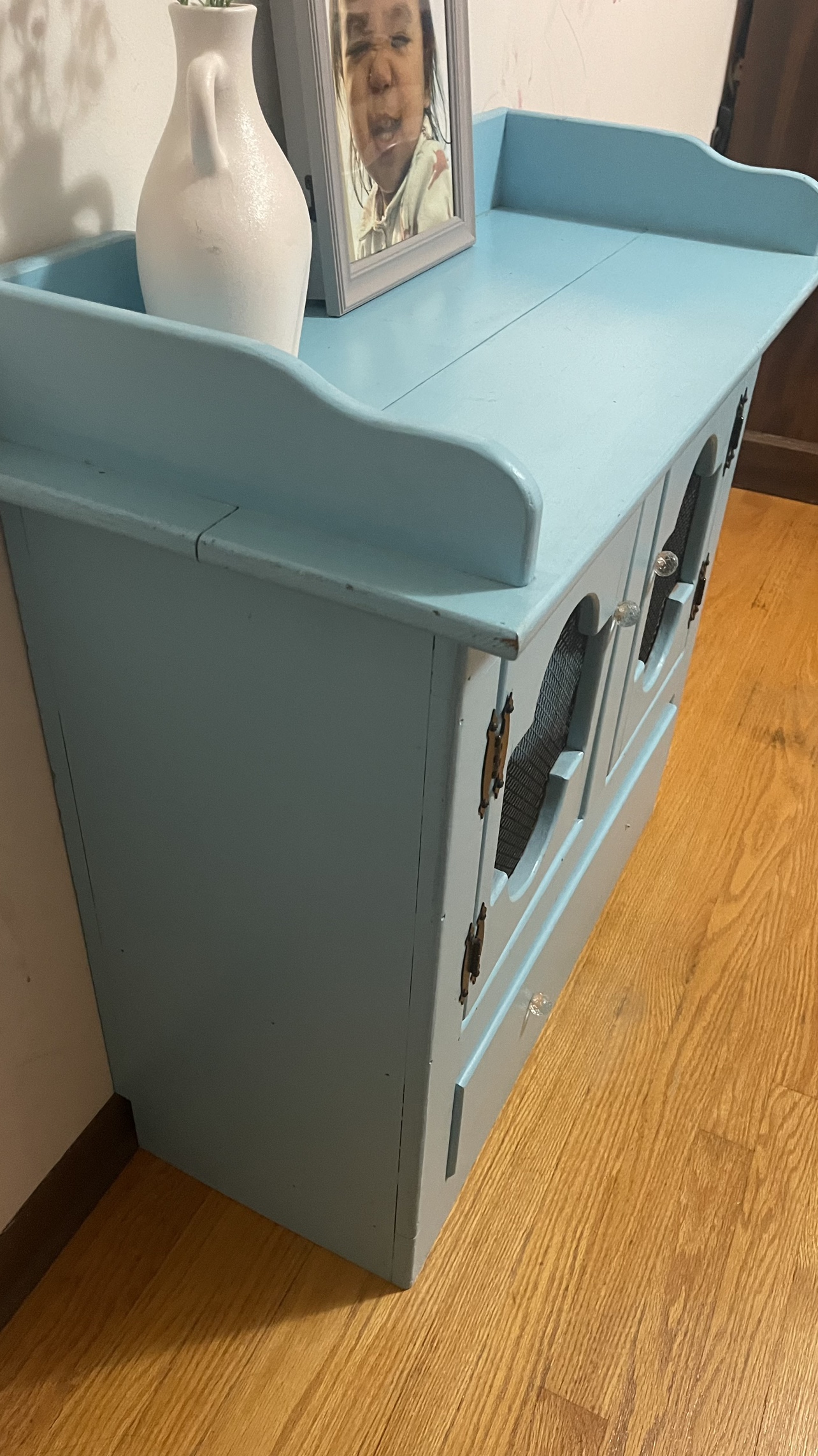 Blue Cabinet with Drawer Please Check more pictures - photo 4