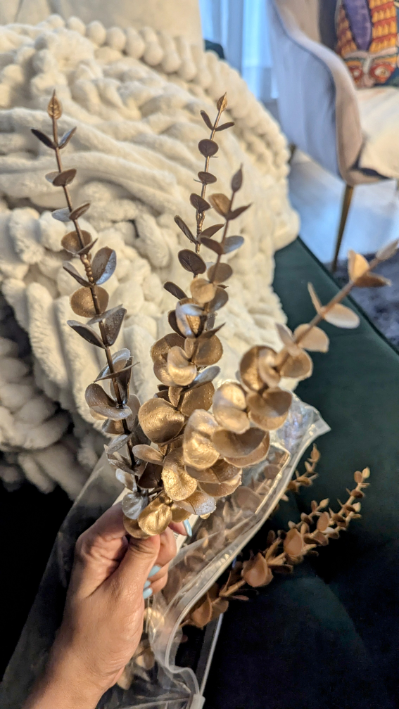 Gold Eucalyptus Stems - photo 2