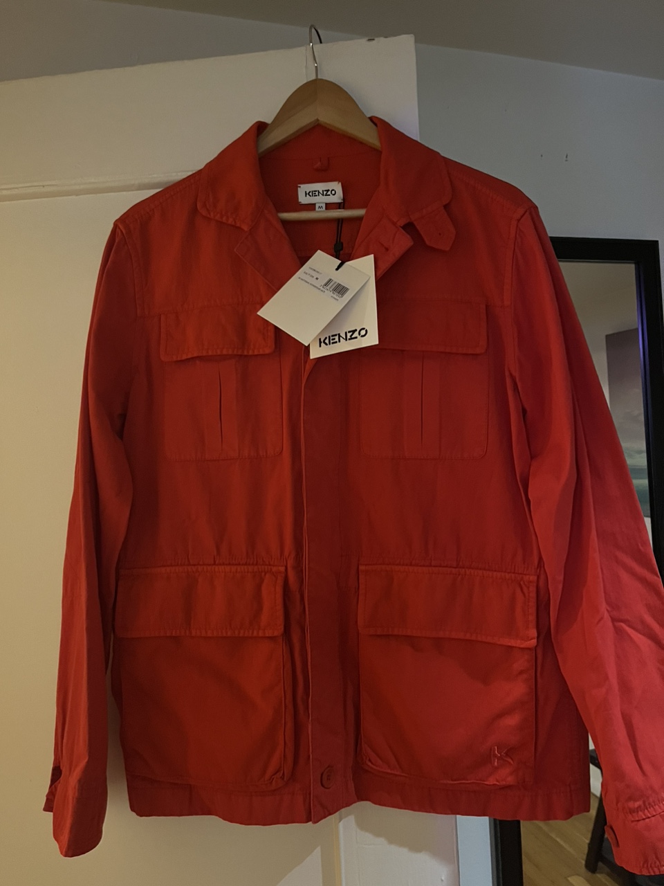 Kenzo Red Utility Jacket