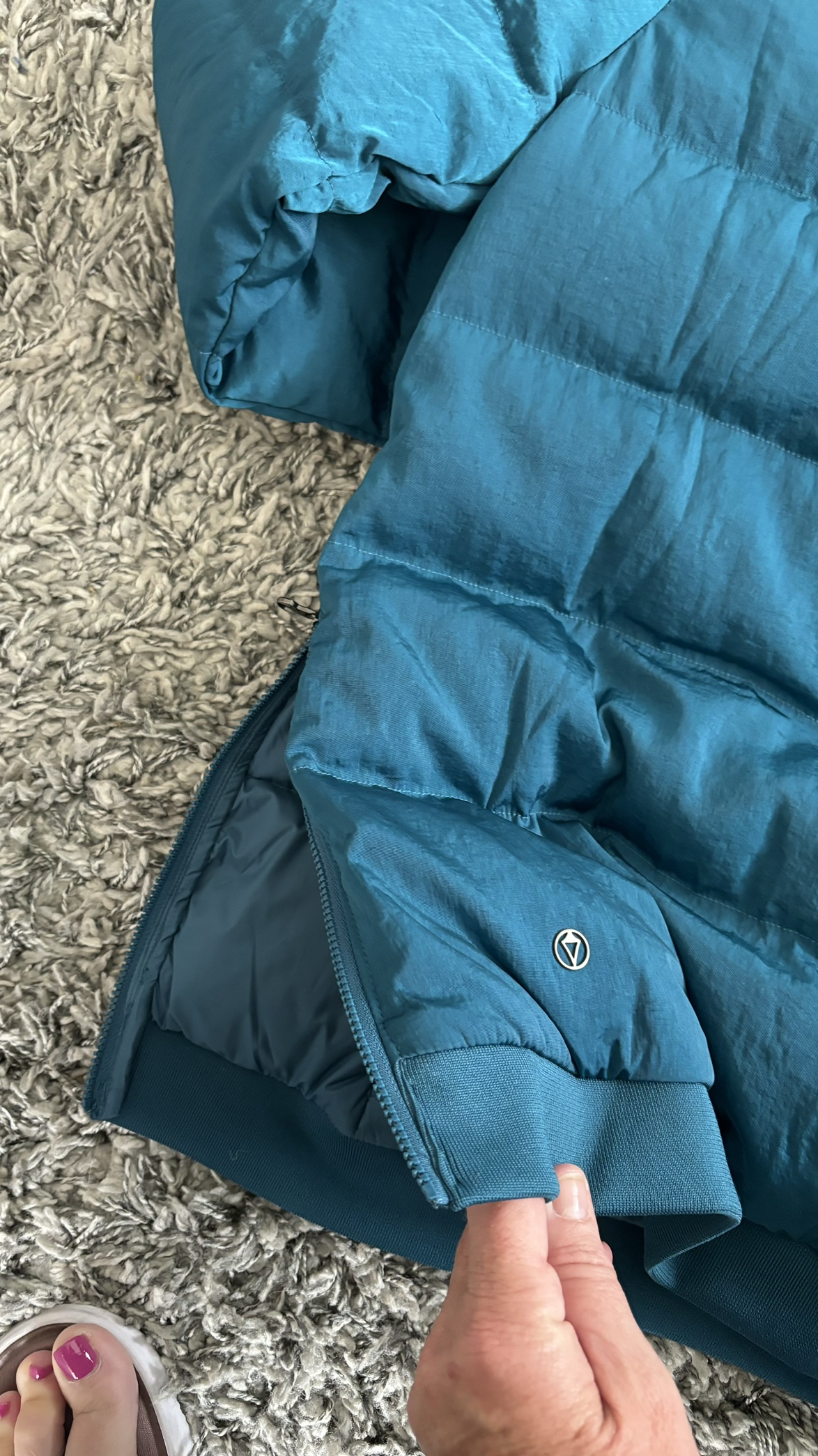 Ivivva Teal Puffer Jacket - photo 2