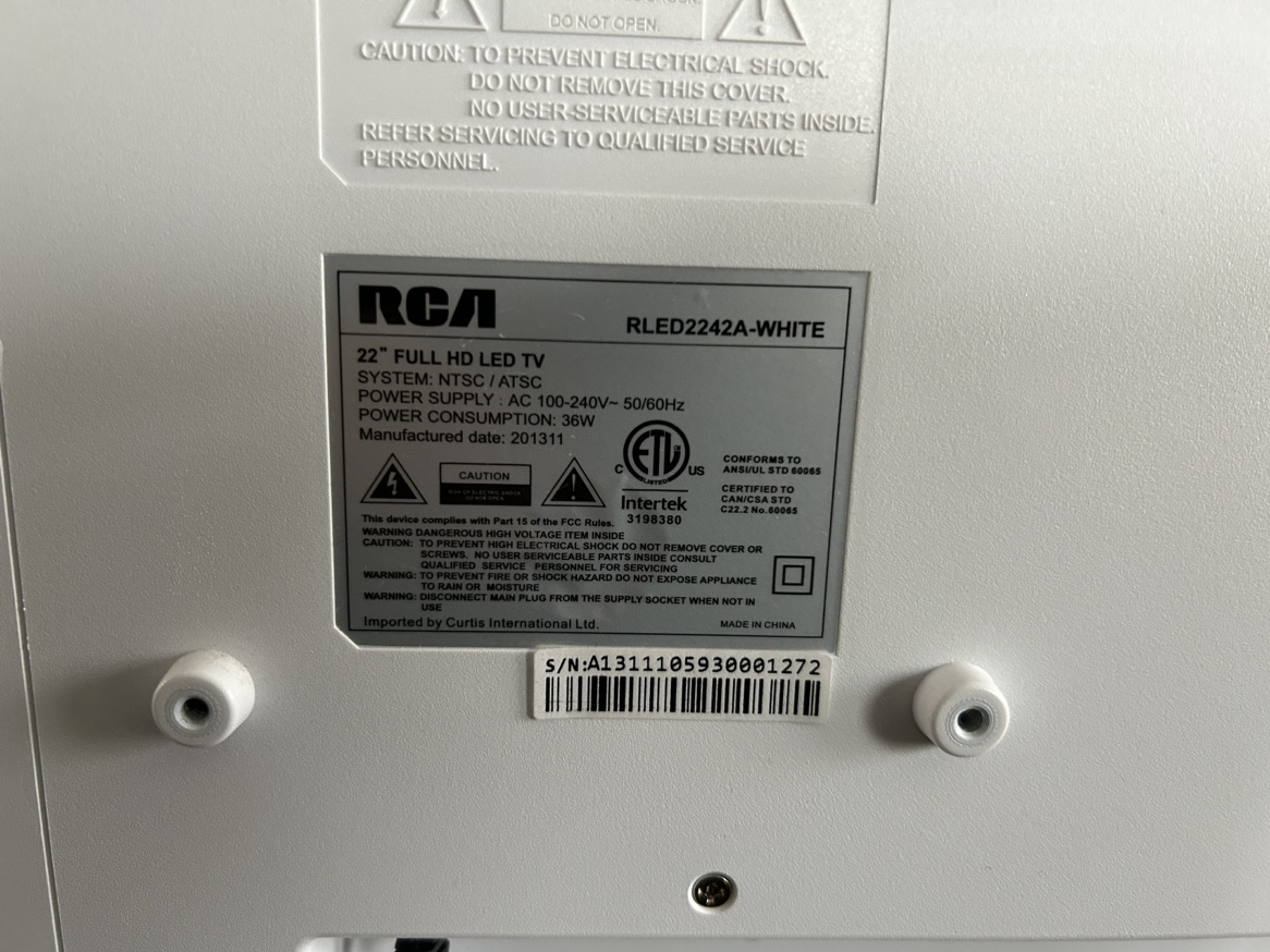 RCA 22" HD LED TV - photo 3
