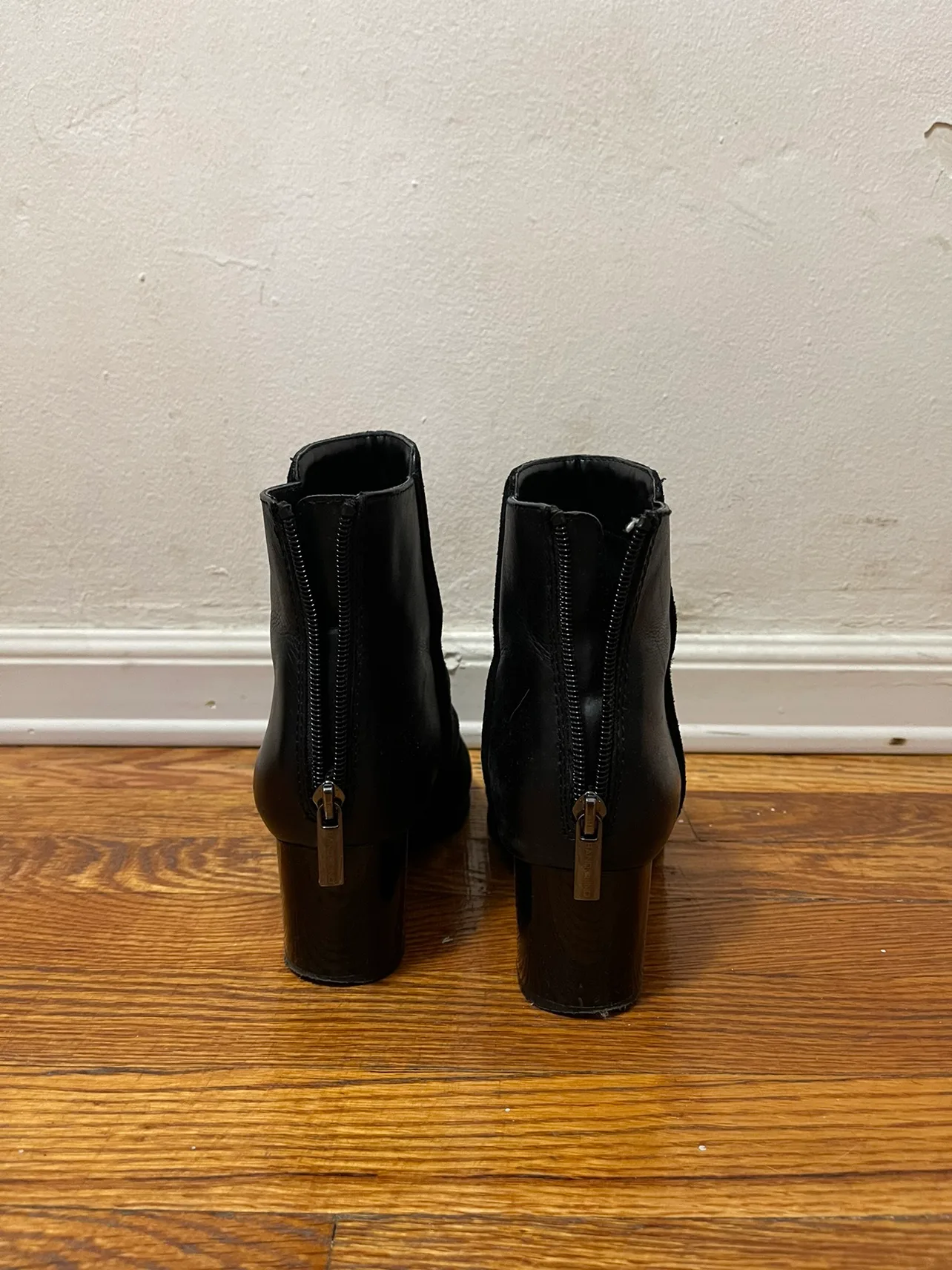 Black Suede Ankle Boots image indicator(2)