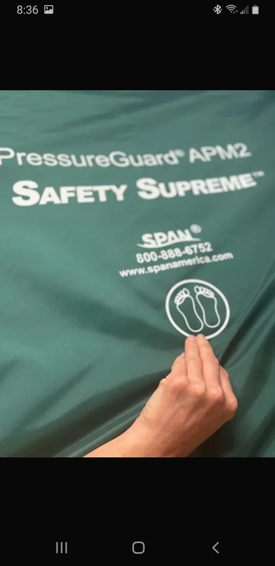 SPAN PressureGuard APM2 Safety Supreme Mattress never used image indicator(2)