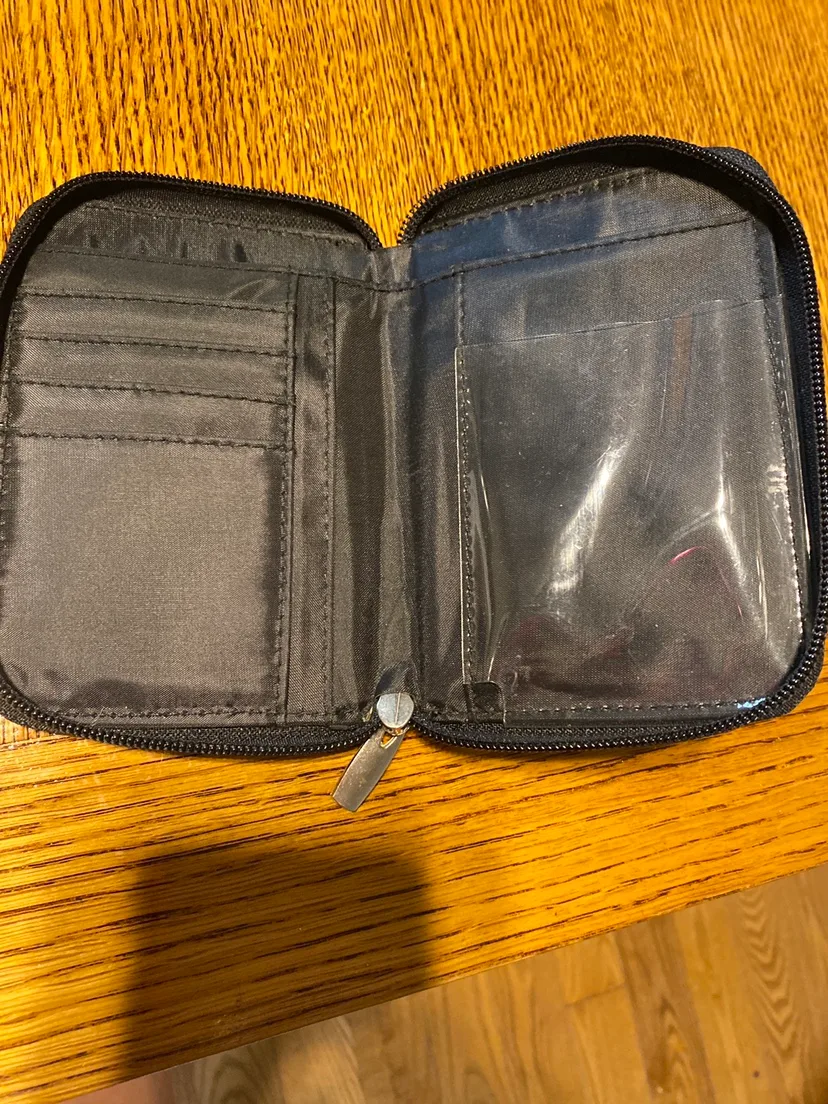 Black Zippered Wallet  #freecycle image indicator(2)