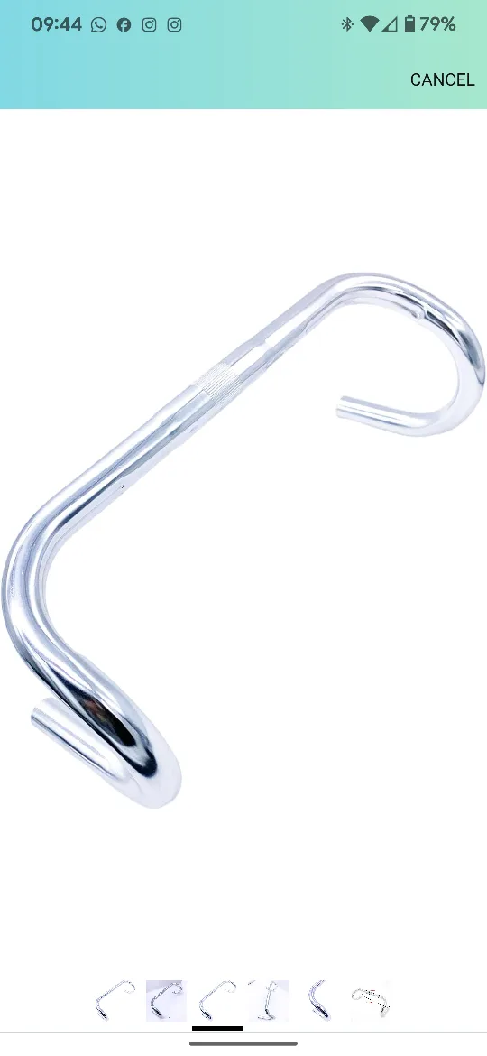 420mm Drop Bar Handlebar ideal for vintage bikes image indicator(4)