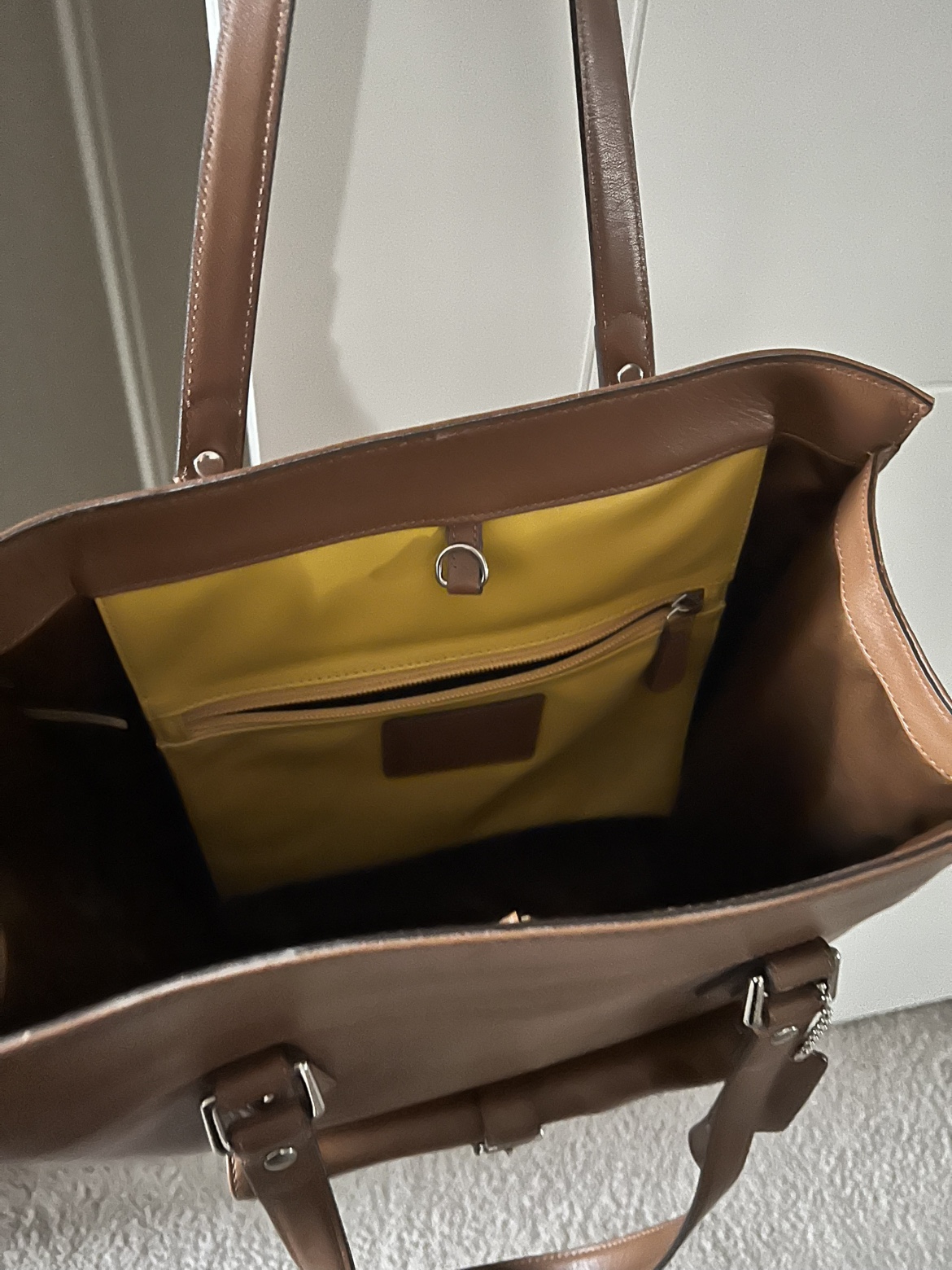 Coach Leather Tote Bag - photo 2