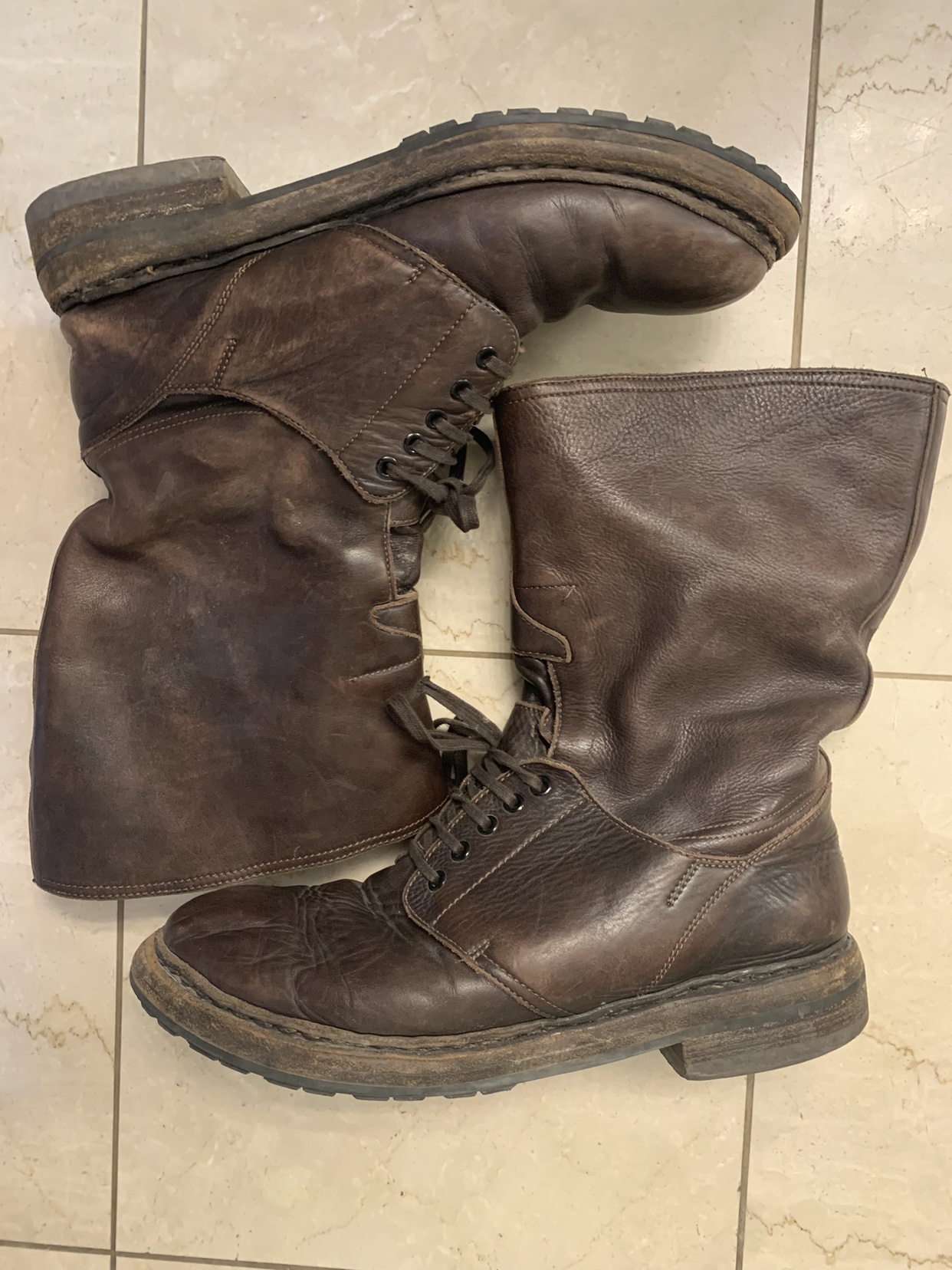 Burberry Prorsum Men’s Brown Leather boots Size 10 US - photo 3