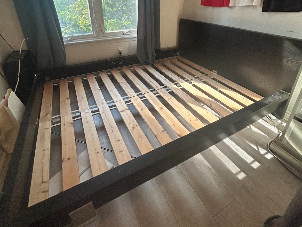 Queen Bed Frame and mattress - photo 3