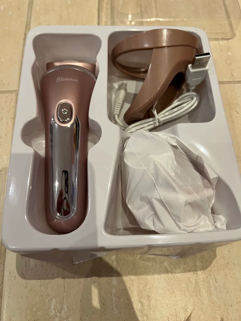 Hatteker Cordless Rechargeable Epilator image indicator(6)