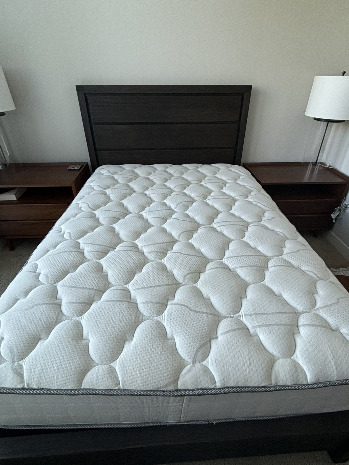 Full Size Bed Frame (mattress and box spring included)