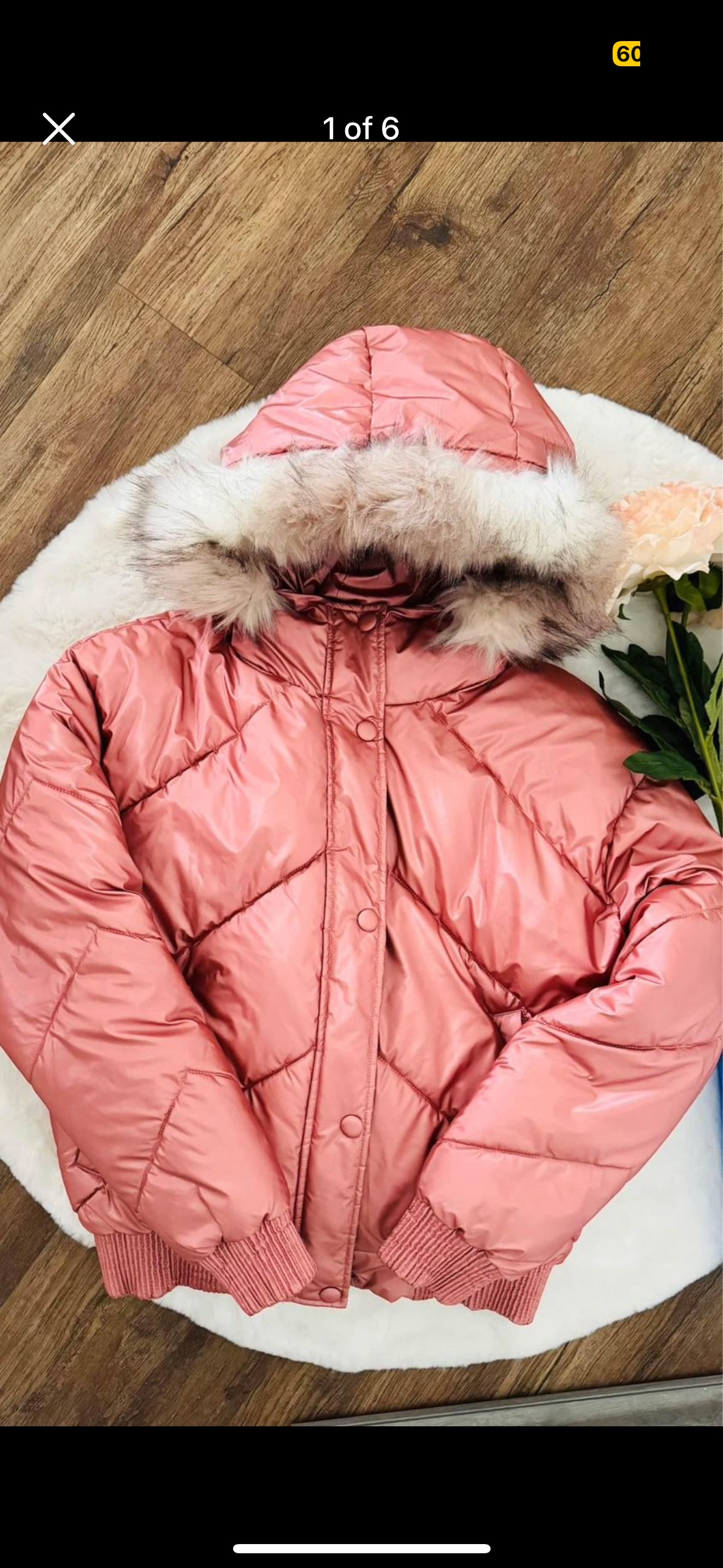 Noize Pink Puffer Jacket