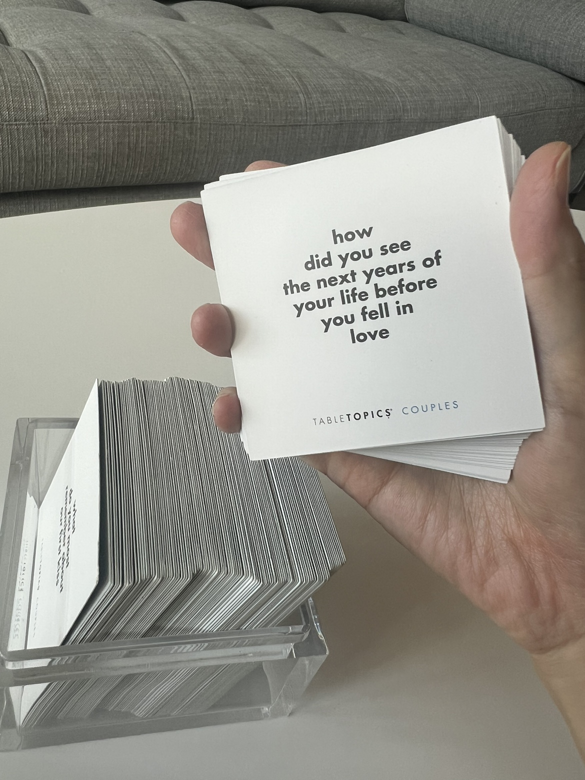 TableTopics Couples Conversation Starters - photo 2