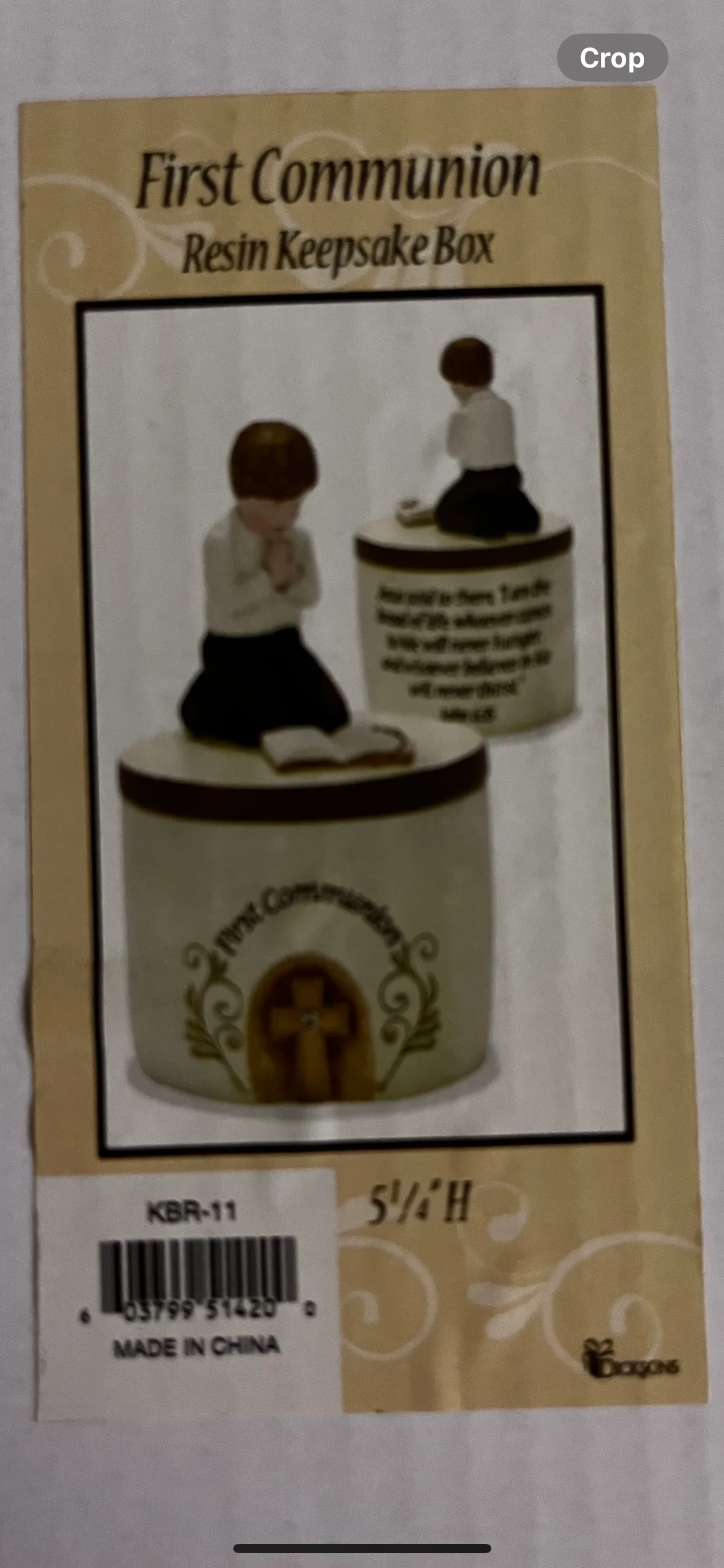 First Communion Boy Keepsake Box image indicator(8)