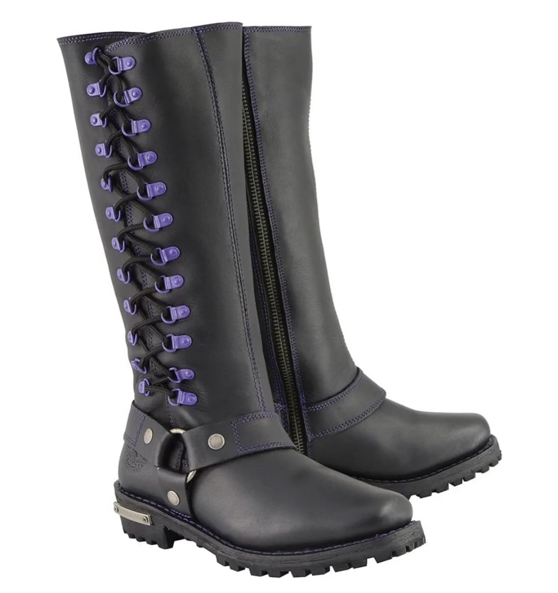 Milwaukee Leather® Women's Black Boots image indicator(2)